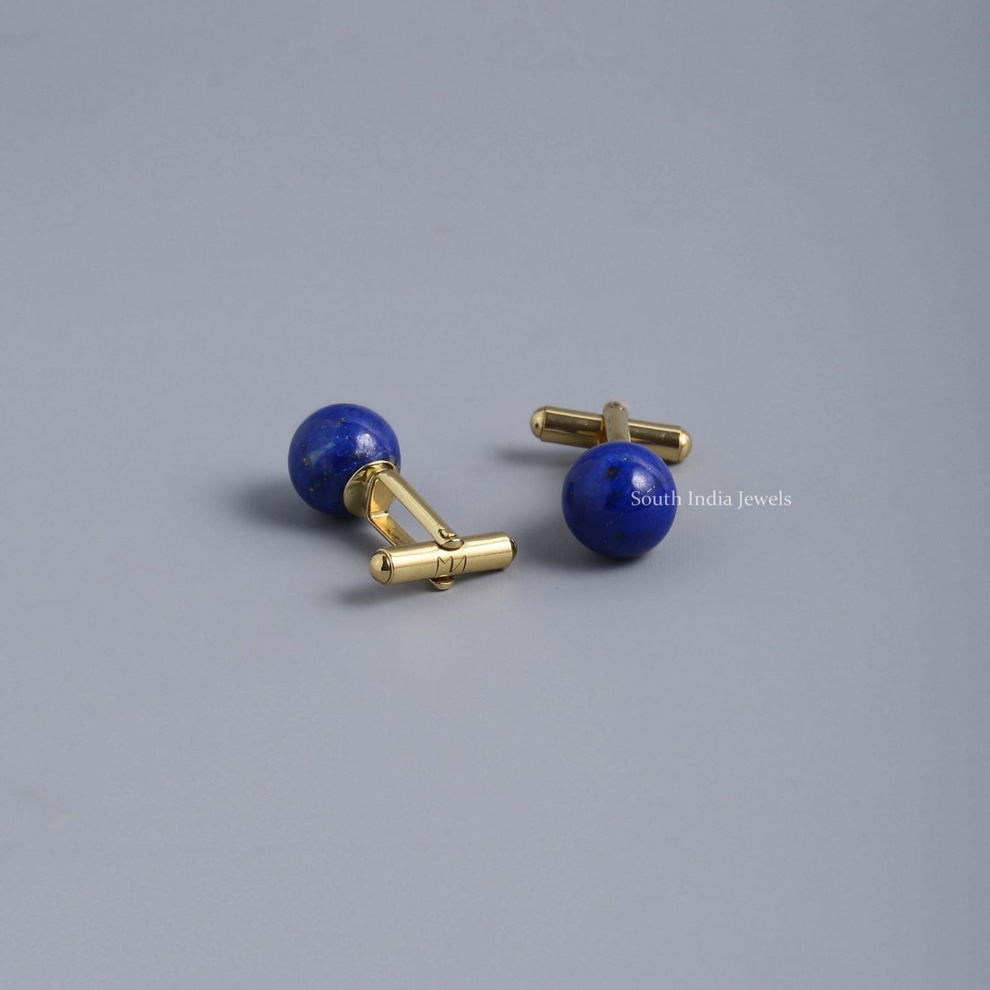 Natural Lapis Lazuli Stone Cufflinks for Him – Smart Casual Elegance