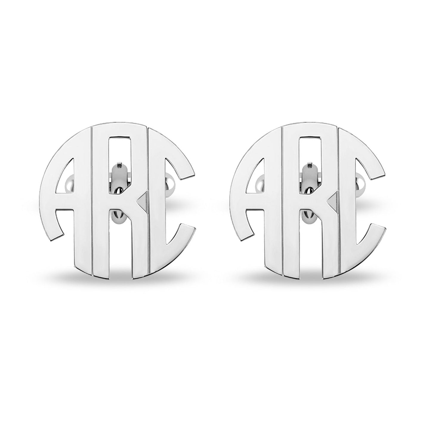 Personalized Initial Name Monogram Cufflinks For Men And Boys - Giva