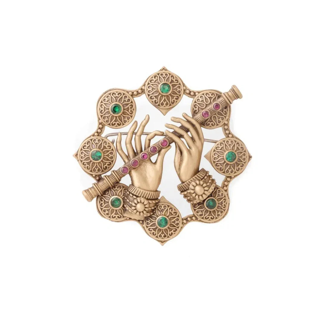 Krishna’s Melody Brooch With Stone