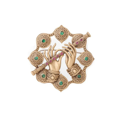 Krishna’s Melody Brooch With Stone