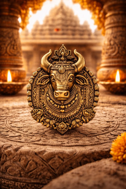 Antique Nandi Maharaj Brooch
