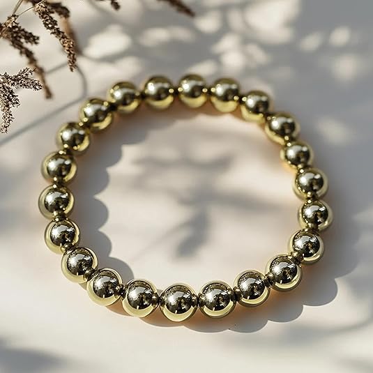 Anant Infinity Golden Pyrite Crystal Bracelet