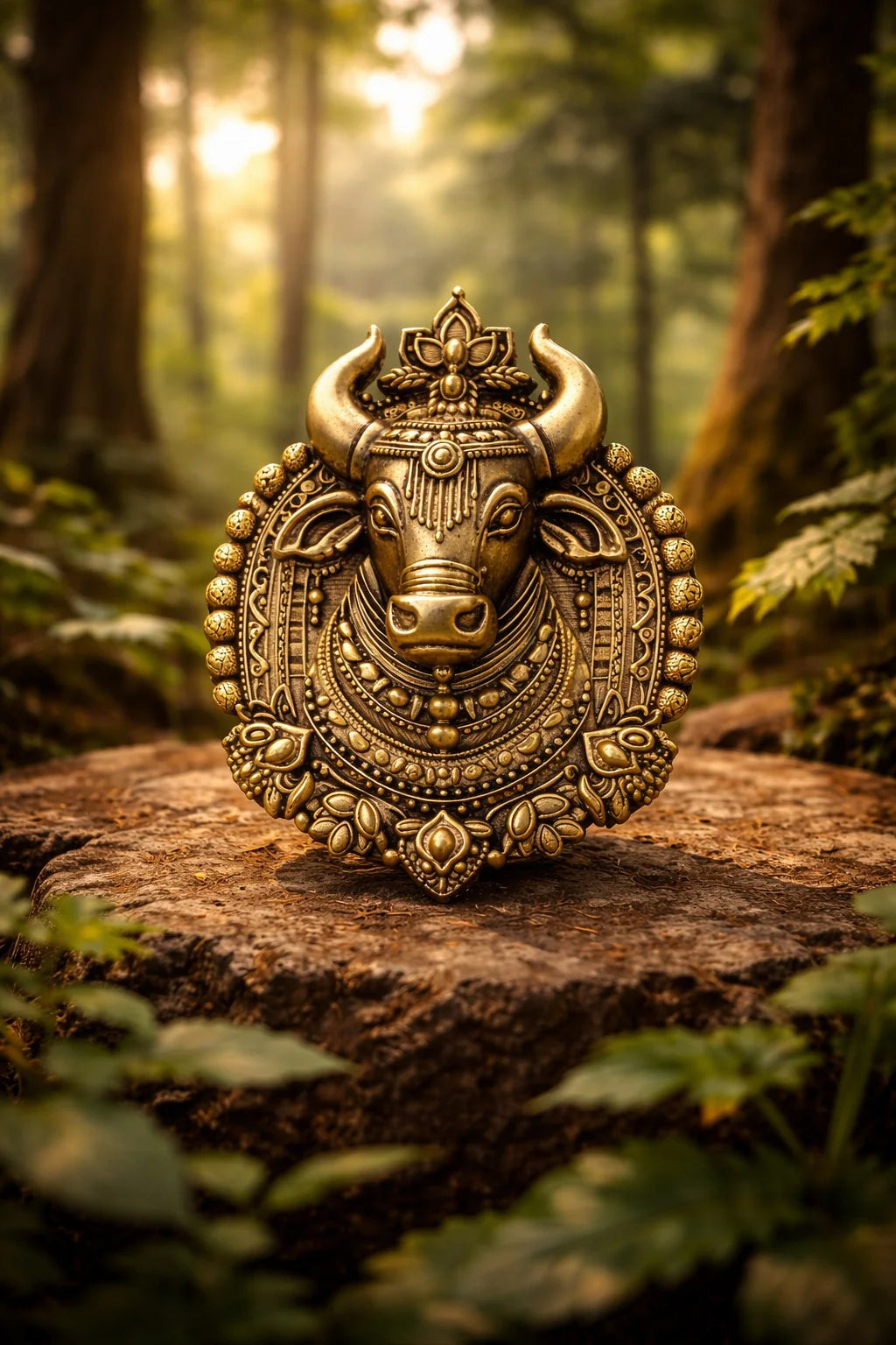 Antique Nandi Maharaj Brooch