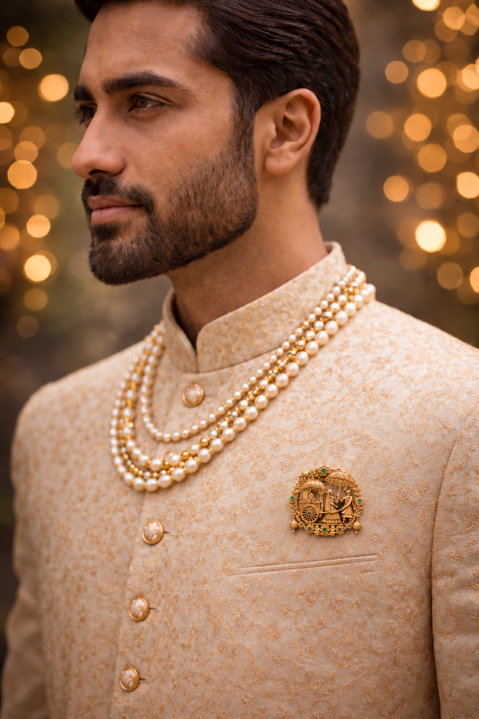 Traditional Royal Wedding Procession Brooch