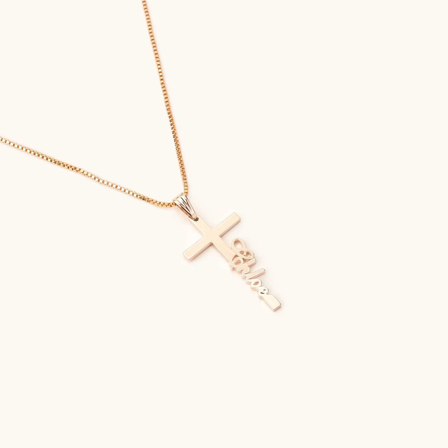 Cross Name Necklace