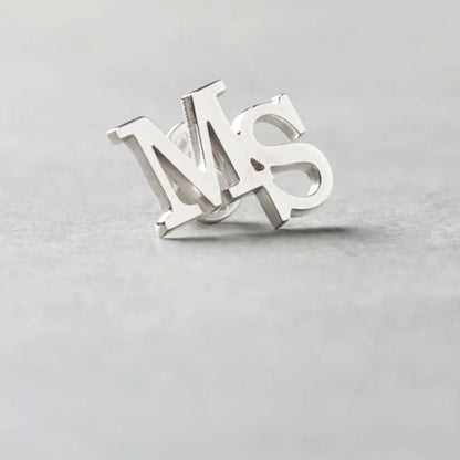 Personalized Initial Letter Name Brooch - Giva