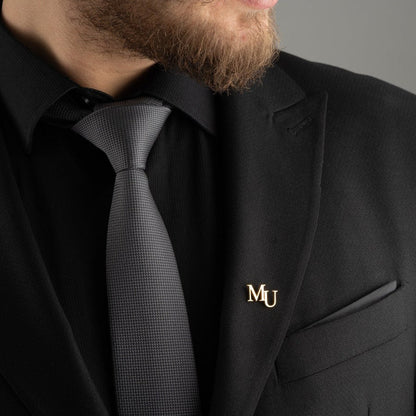 Personalized Initial Letters Brooch, Bride - Groomsmen - Giva