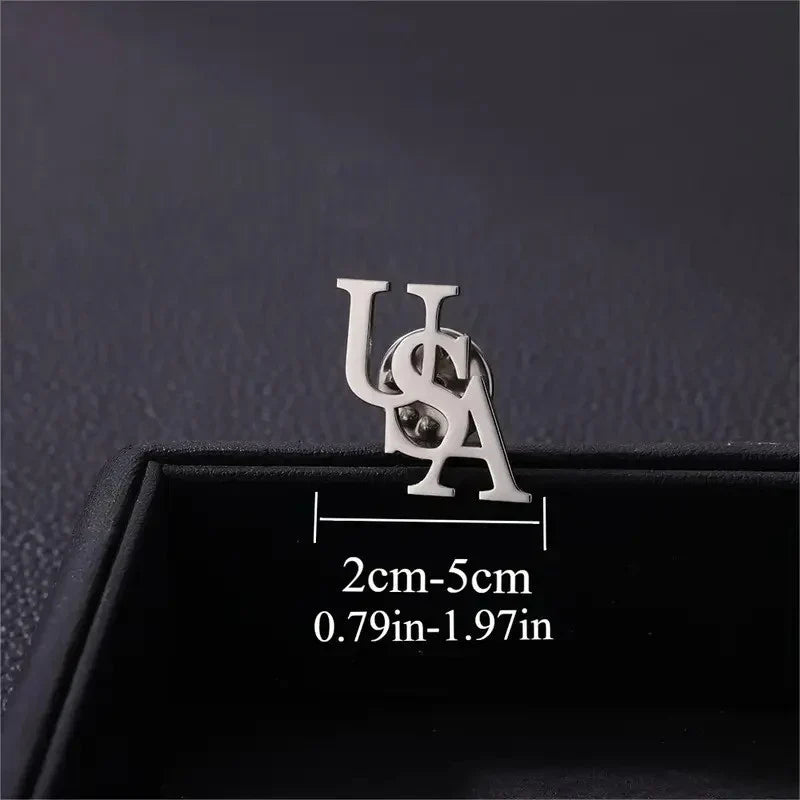 New Personalized Three Initial Brooch