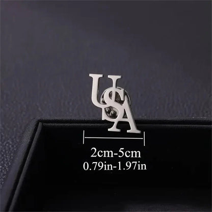 New Personalized Three Initial Brooch