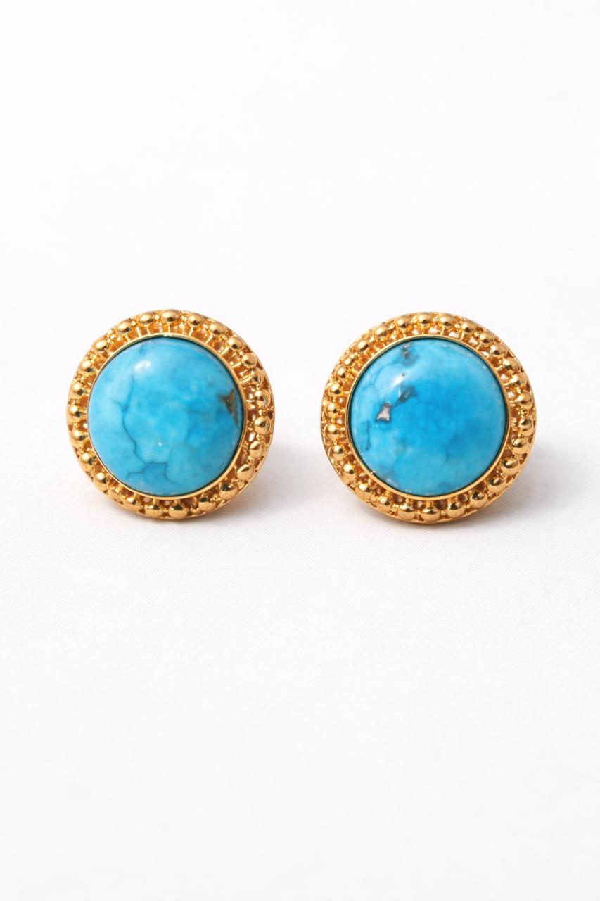 Natural Certified Firoza Turquoise GemStone Cufflinks Handmade For Men