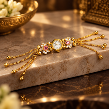 Traditional Gold Designer Watch for Women