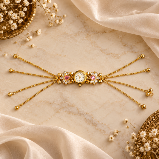 Traditional Gold Designer Watch for Women
