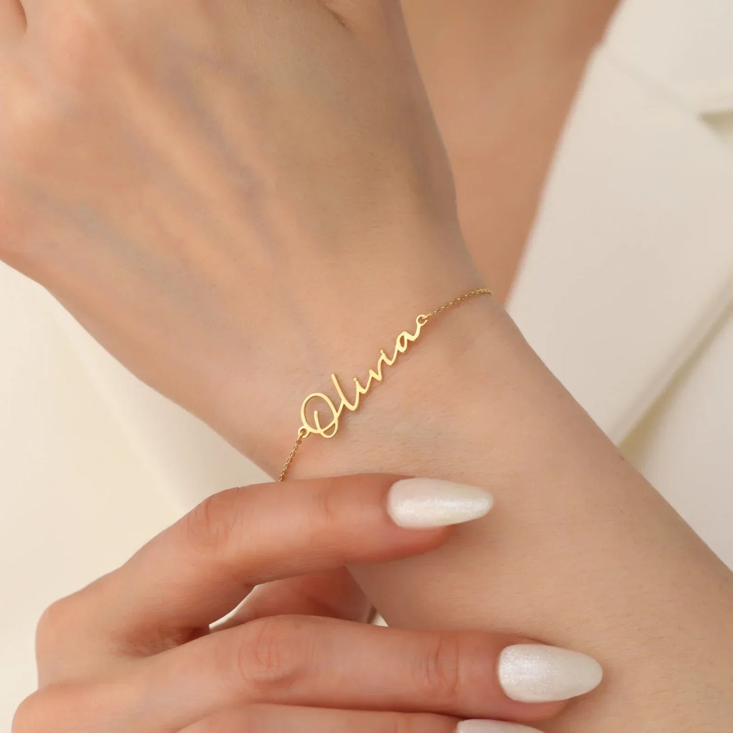 Gold Plated, Custom Name Bracelet, Birthday Gift, Friendship Bracelet, Personalised Bracelet, Gift for Mom, Valentine's Day Gift,