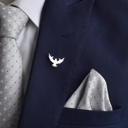 Stylish Classic Phoenix Bird Brooch for Blazers