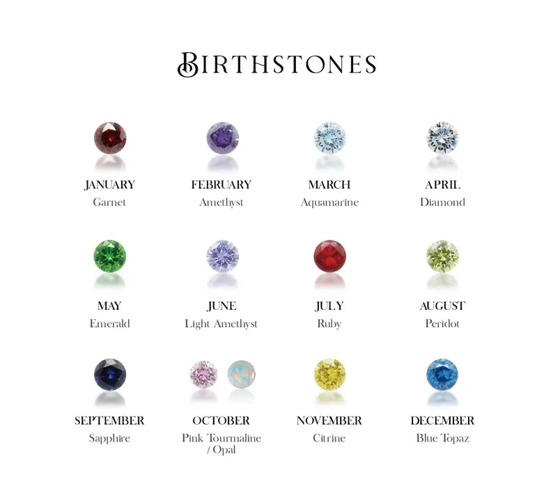 Custom Initial Bubble Necklace with Birthstone Charm